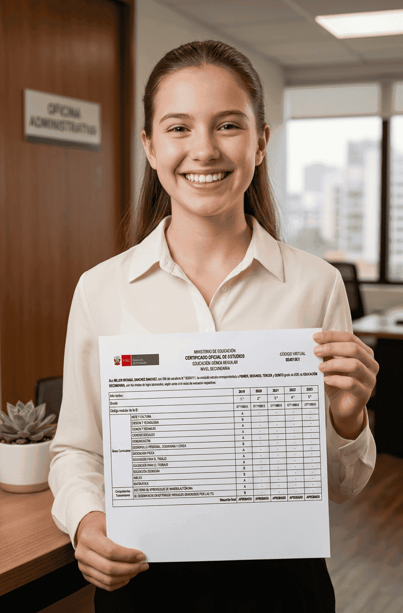 Web Certificado de estudios 1
